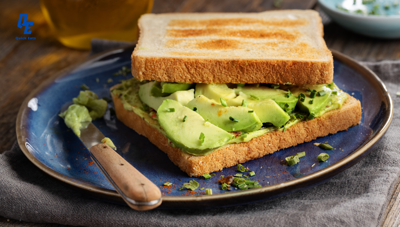 Toast With Mashed Avocad