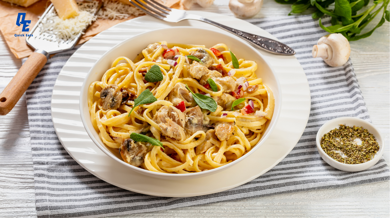 chicken alfredo linguine